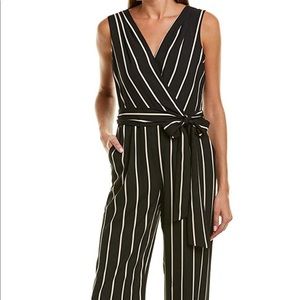 Tahari by ASL Sleeveless Striped Romper
